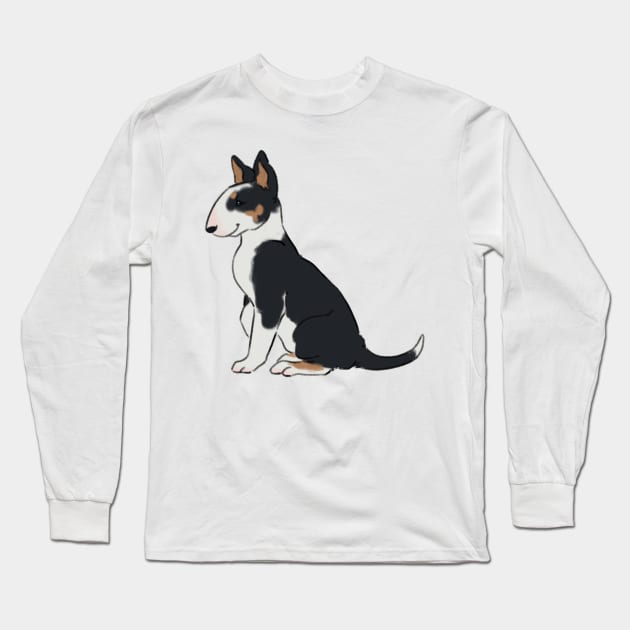 Bull Terrier Long Sleeve T-Shirt by P1nkL3monade